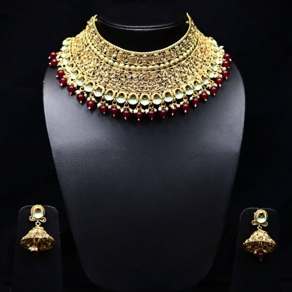 Sitara Rang – Emerald & Ruby Set - Image 2